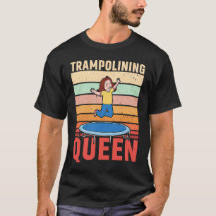 Camiseta Amarra Rainha Saltando Gymnase de Trampoline
