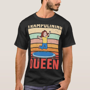 Camiseta Amarra Rainha Saltando Gymnase de Trampoline