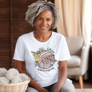Camiseta Amarradas na Felicidade, Amantes de Crochet Person