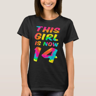 Camiseta Amarrando 14 de Aniversário para Menina
