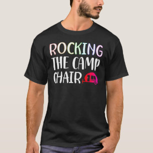 Camiseta Amarrando A Cadeira Do Campo Acampando Para Crianç