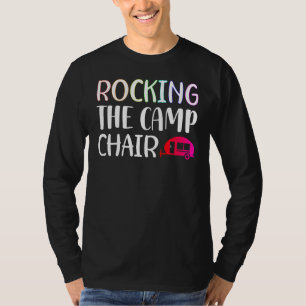 Camiseta Amarrando A Cadeira Do Campo Acampando Para Crianç