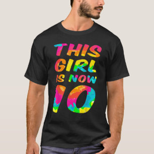 Camiseta Amarrando Garota Filha do 10º Aniversário