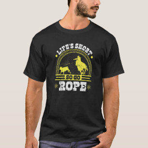 Camiseta Amarrar Separado Corda Rodeio Cowgirl Amarrar Beze