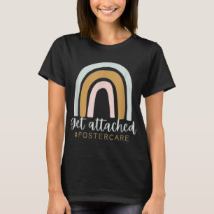 Camiseta Amarre o Foster Care Pegou o Dia Mãe Biológico
