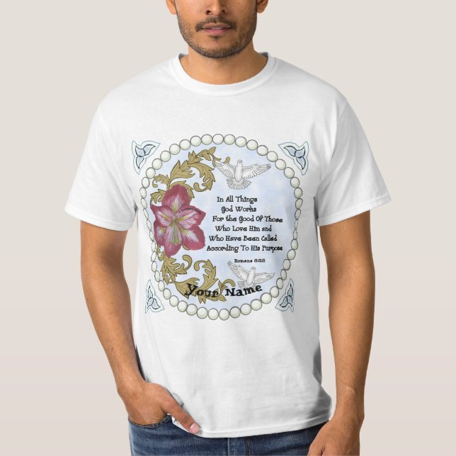 Camiseta Amaryllis Cristão Todas as Coisas  (Frente)