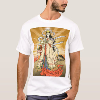 Camiseta Amaterasu Sun Goddess Poster - Japanese Mythology