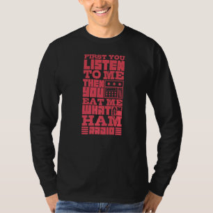 Camiseta Amateur Ham Radio Entusiastas Fazem-No Com Frequên