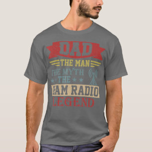 Camiseta Amateur Ham Radio Operator Shirt Gift Para Pai