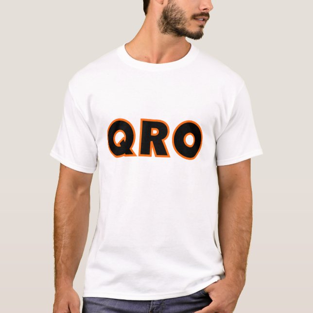 Camiseta Amateur Ham Radio QRO (Frente)