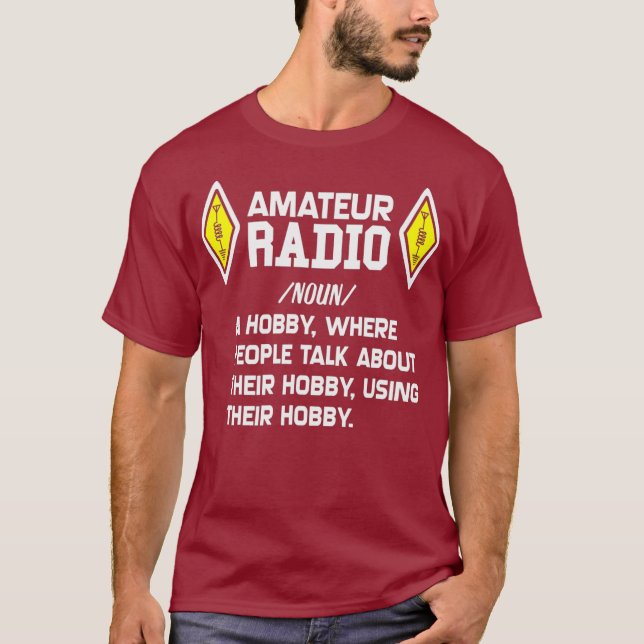 Camiseta Amateur Radio Lover - HAM (Frente)