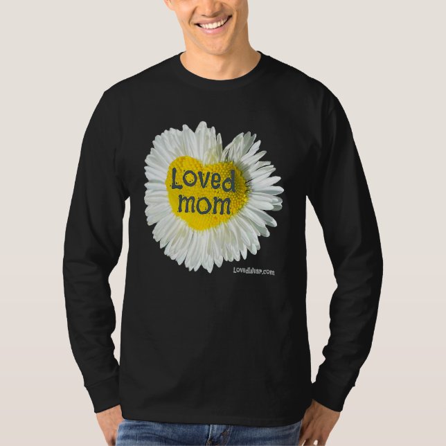 Camiseta Amava a Mãe, Dia de as mães de margarida 2 (Frente)