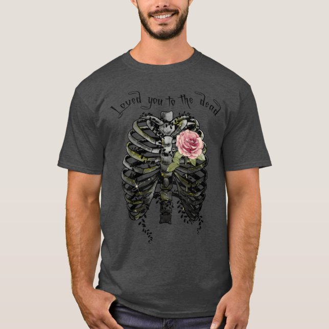 Camiseta Amava-te até à morte Presente de amor (Frente)
