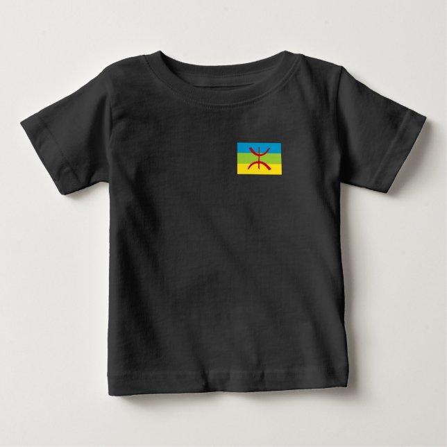 Camiseta Amazigh Flag Gift Berber Flag Kabyles (Frente)
