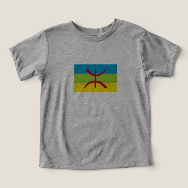 Camiseta Amazigh Flag Gift Berber Flag Kabyles (Design frontal)