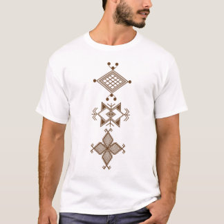 Camiseta Amazigh Kabyle Berber Tattoo símbolos tifinagart
