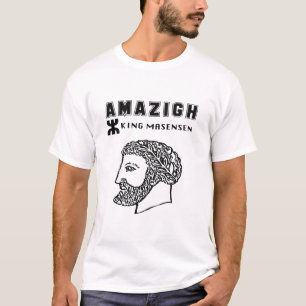 Camiseta amazigh rei Massinissa Kabyle algerie Marrocos