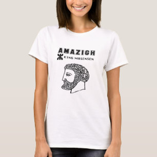 Camiseta amazigh rei Massinissa Kabyle algerie Marrocos