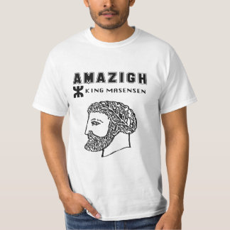 Camiseta amazigh rei Massinissa Kabyle algerie Marrocos