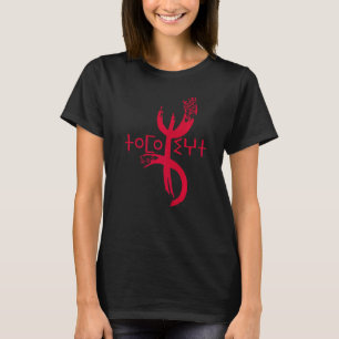 Camiseta Amazigh Yaz Tifinagh - Símbolo Da Liberdade Orgulh
