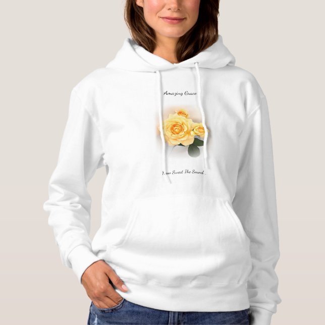Camiseta Amazing Grace Women's Hoodie YR by StanVG (Frente)