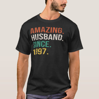 Camiseta Amazing Husband Since 1997