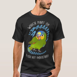 Camiseta Amazônia Orangewingon Papagaio Aaaa Engraçado Pet 
