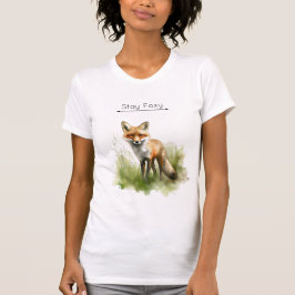 Camiseta Amber Gaze: Raposa-sombra, personalizada