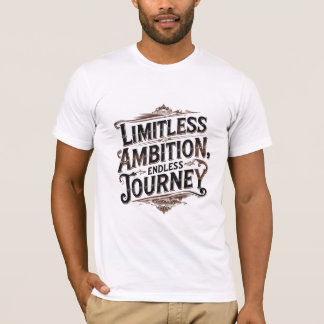 Camiseta Ambição Limitada, Viagem Sem Fim
