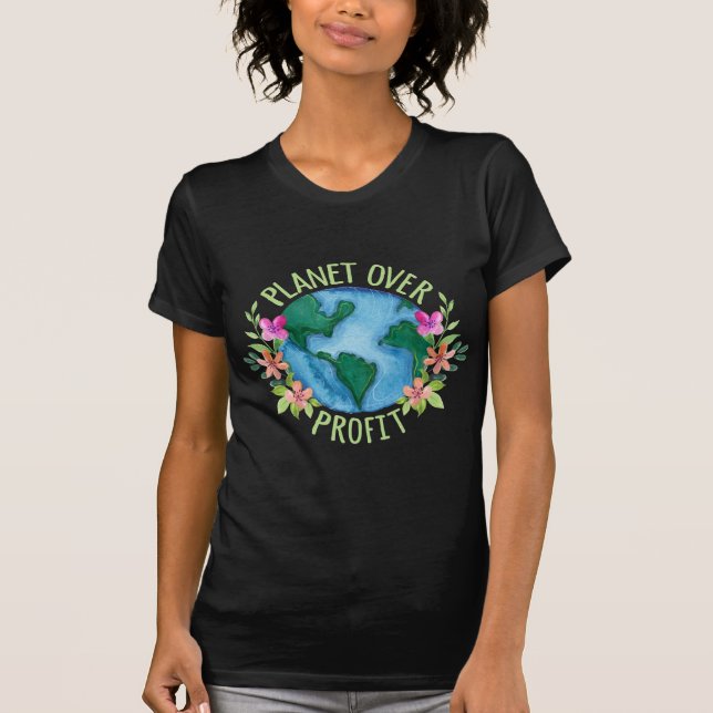 Camiseta Ambientalista do Mês da Mãe Terra (Frente)