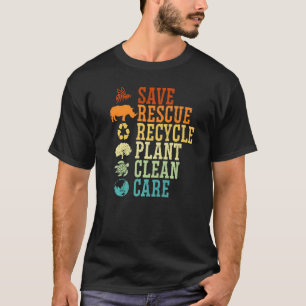 Camiseta Ambientalista Natureza Reciclagem Mãe Terra Da