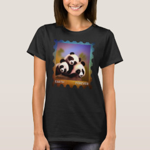 Camiseta Ambiente de Proteção contra Carimbo de Pósstago -