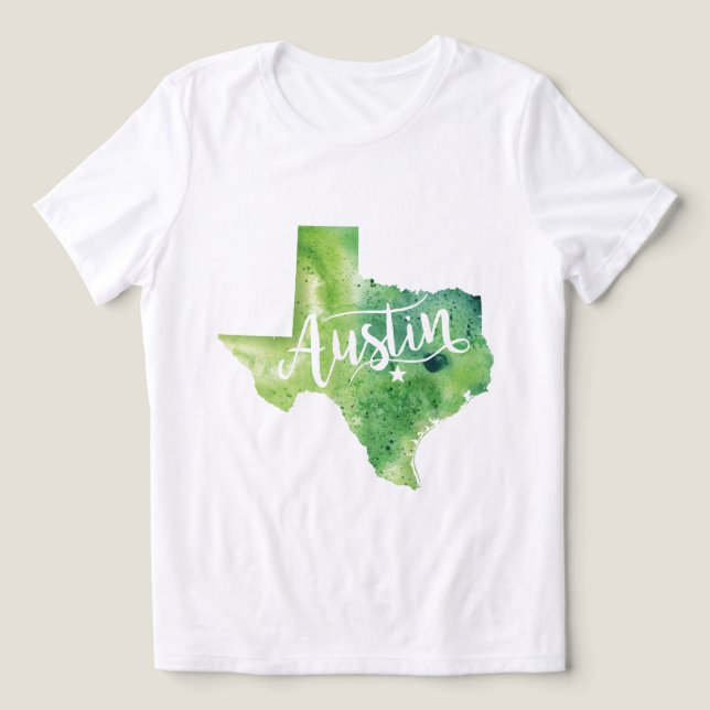 Camiseta Ambiente e Sustentabilidade da CISV Austin (Design frontal)