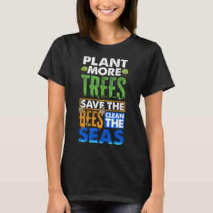 Camiseta Ambiente Mundial, Dia Mundial da Terra Sustentabil