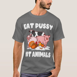 Camiseta Ambiente Vegano Animal Ware Coma Buceta Não Ani re