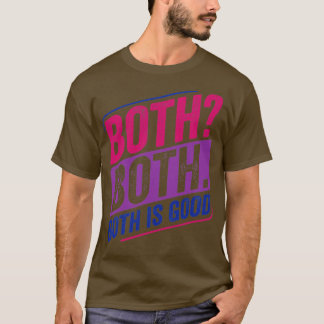 Camiseta Ambos Bandeiras do Orgulho Bi Bisexual e Bissexual