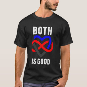 Camiseta Ambos São Um Bom Orgulho De Polimomória Do Coração