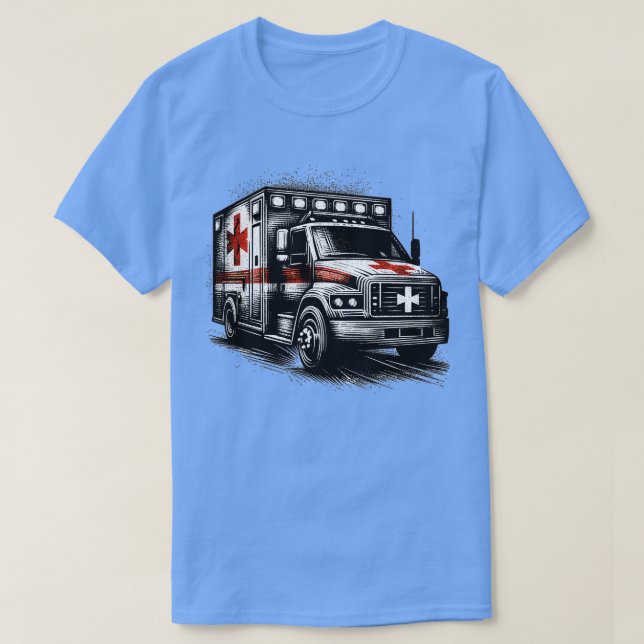 Camiseta Ambulância 20 (Frente do Design)