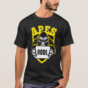 Camiseta Amc Apes Juntos Fortes De Estoque À Lua 