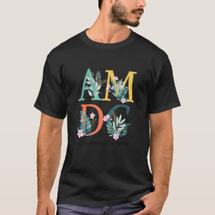 Camiseta AMDG Ad Majorem Dei Gloriam Latim Mãe Católica