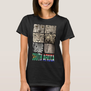 Camiseta Ame a África do Sul Ame a Vida Selvagem para a Áfr