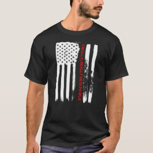 Camiseta Ame A América Eu Odeio Realmente Pessoas Na Bandei