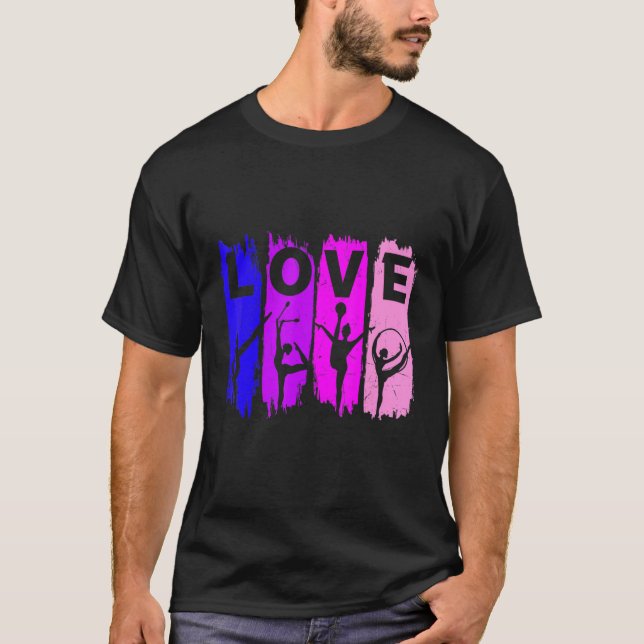 Camiseta Ame a ginástica Rítmica (Frente)