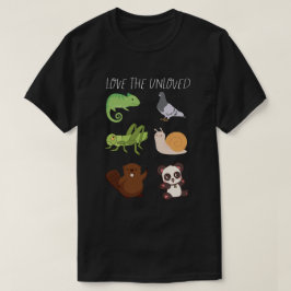 Camiseta Ame A Mensagem Assustadora Do Resgate De Animais N