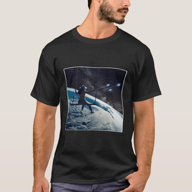 Camiseta Ame A Sua Mãe A Balançar À Volta Da Terra (Frente)