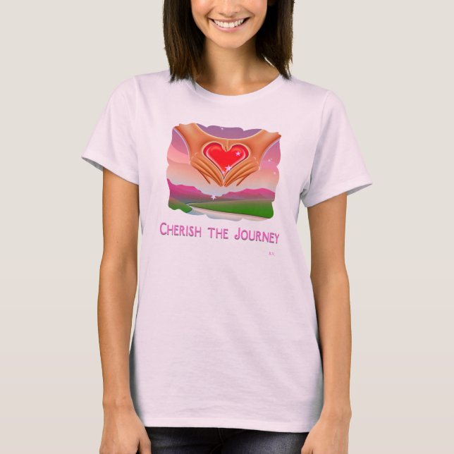 Camiseta Ame a viagem (Frente)