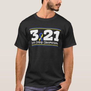 Camiseta Ame Cada Cromossoma Trisonomia 21 Abaixo Síndrome