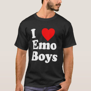 Camiseta Ame Emo Boys Heart Trendy Eboy Eboy Aestética