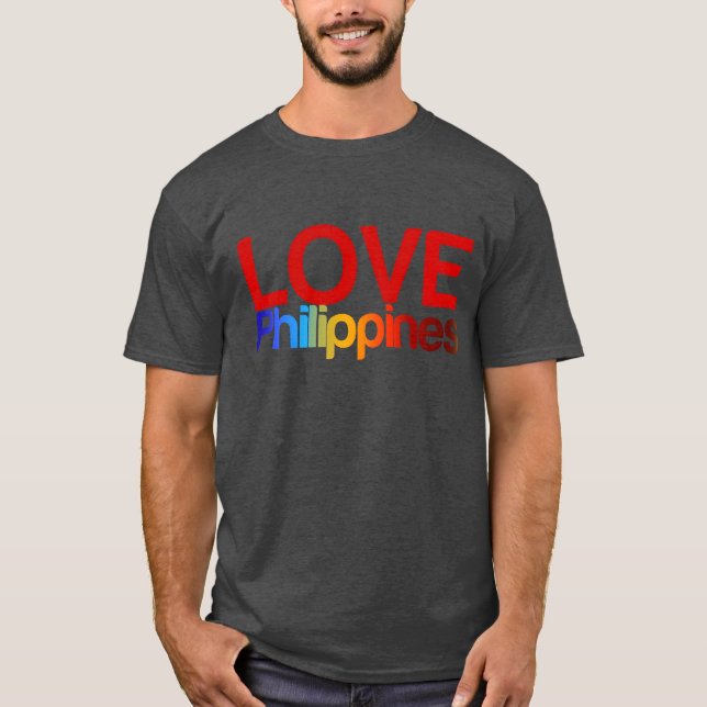 Camiseta Ame Filipinas retrô (Frente)