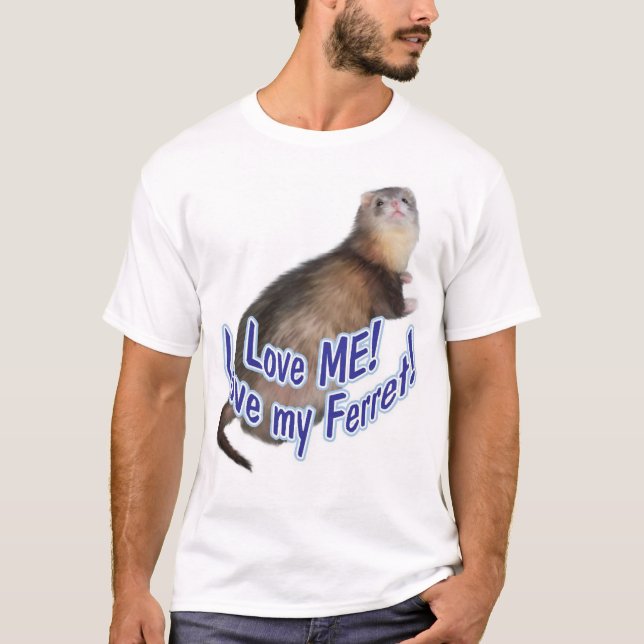 Camiseta Ame-me! Ame minha doninha! (Frente)